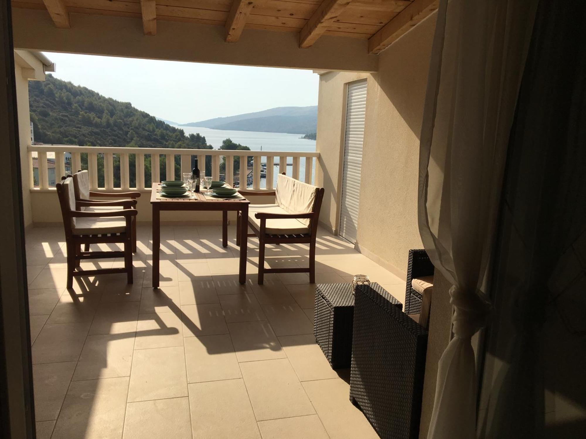 Mediterranean Apartment With Great Sea View Marina Kültér fotó